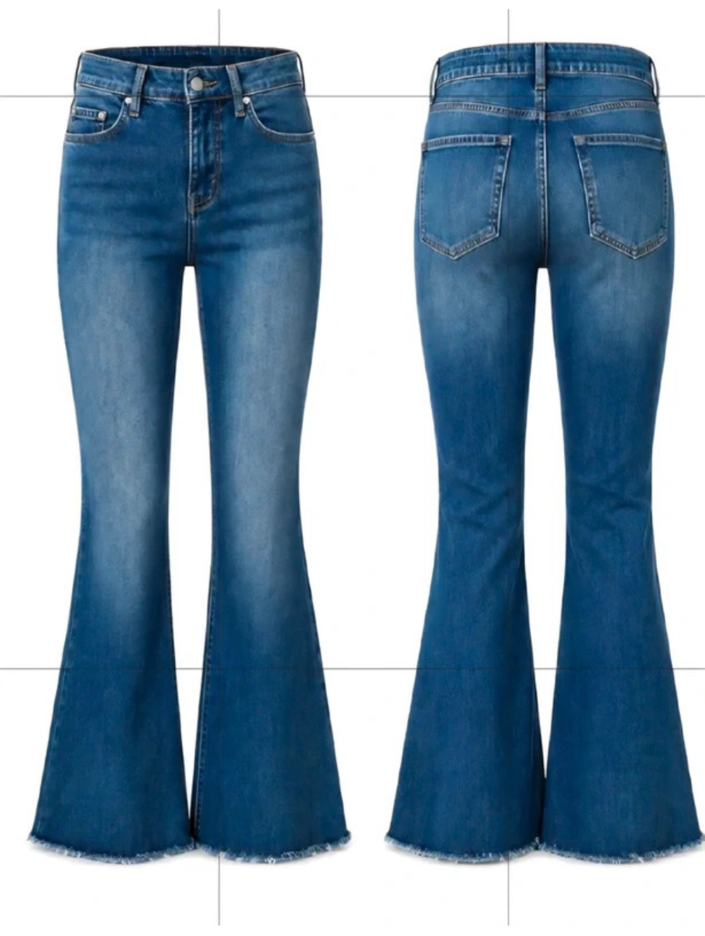 Free People - We the free "Just float on" flare high rise jeans size 28